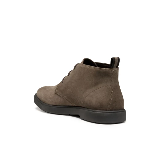 Geox Spherica EC17 Men's Ankle Boot Dove Grey Suede Breathable Ultra Cushioning Urban Design Casual Wear 45 Size - Geox - Image 5