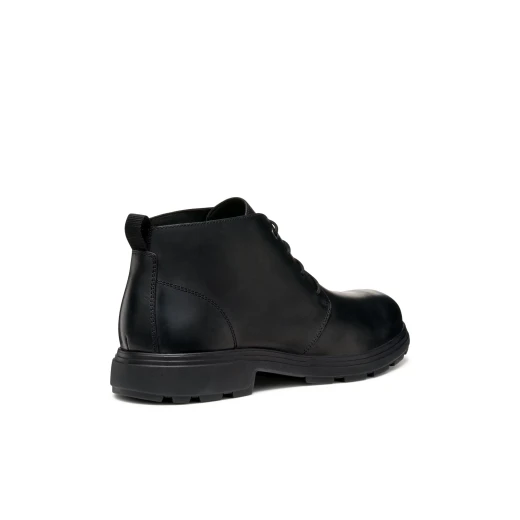 MEIERN Men's Leather Ankle Boots 41 Black Contemporary Design Rubber Sole Durable Comfortable Stylish For Urban Wear Ideal For Busy Days Town Exploration - Meiern man - Image 7