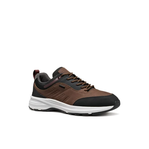 Senales ABX Men's Waterproof Sneakers Brown Size 42 Urban Style - Geox - Image 4