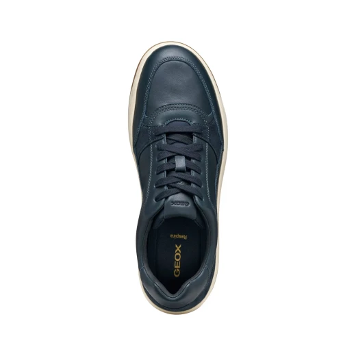 Geox Sedral Court Men's Sneakers Navy Blue Nappa Leather and Suede Inserts Stylish Contemporary Design Comfortable and Practical for Everyday Wear Size 42 Model U56M5A.08522.C4002 - Geox - Image 4