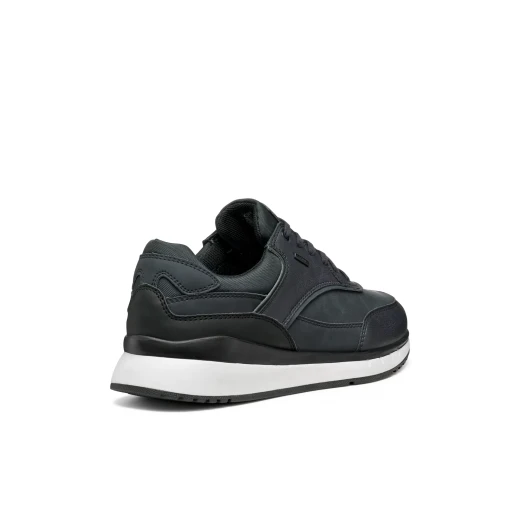 Branthon Men's Waterproof and Breathable Sneakers Navy Blue, Size 42, Crafted from Nubuck and Tumbled Leather Effect Material, Perfect for City Routine and Bad Weather Conditions - Geox - Image 14
