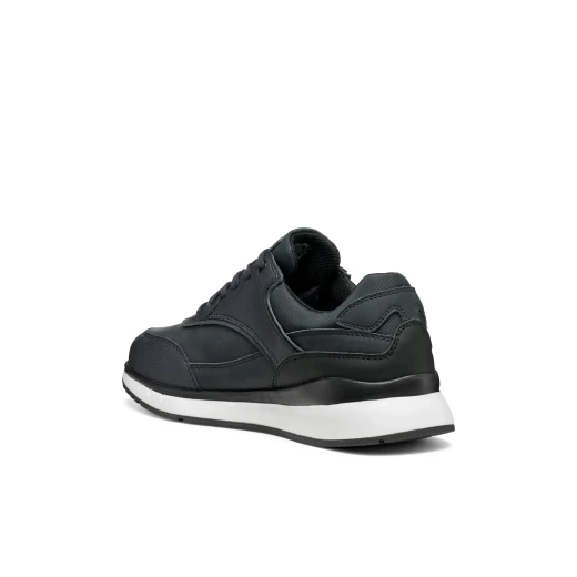 Branthon Men's Waterproof and Breathable Sneakers Navy Blue, Size 42, Crafted from Nubuck and Tumbled Leather Effect Material, Perfect for City Routine and Bad Weather Conditions - Geox - Image 7