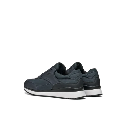 Branthon Men's Waterproof and Breathable Sneakers Navy Blue, Size 42, Crafted from Nubuck and Tumbled Leather Effect Material, Perfect for City Routine and Bad Weather Conditions - Geox - Image 9