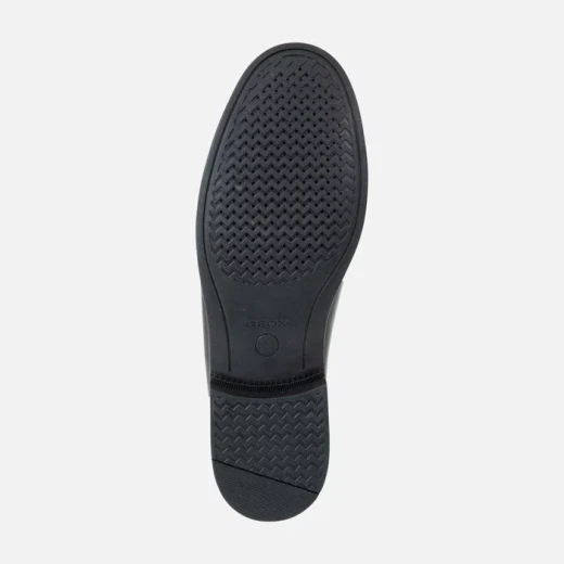 Geox Damon Man Loafer Black Leather Formal Shoes 40 Wide Toe Box Breathable Comfortable Stylish Classic Design Suitable For All Occasions U641ZB.00043.C9999 - Geox - Image 3