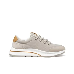 UrbanGlider Men's Sneakers Sand Color U650KA.01132.C5004 Active Inspired Design Fabric and Nubuck Construction Comfortable City Wear Shoes Size 40 Contemporary Style