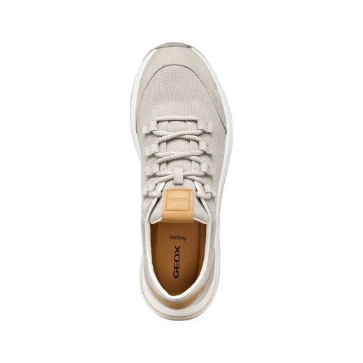 URBANGLIDER Men's Sneakers Fabric and Nubuck Contemporary Active Design. Experience Dynamic City Living with These Stylish 44 / SAND URBANGLIDER Shoes, Perfect for Everyday Wear. - Geox - Image 6