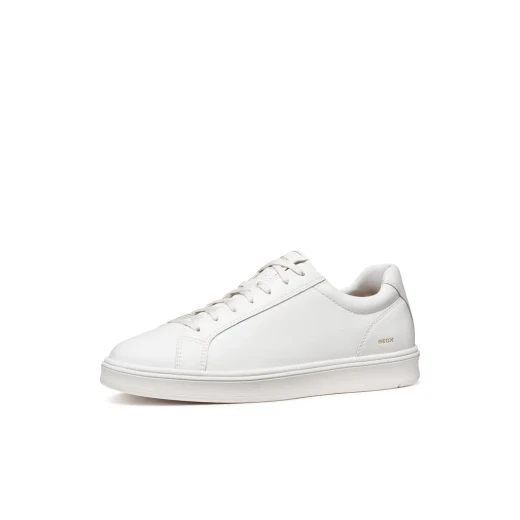Geox Spherica Actif X4 Men's Sneakers White 45 Maximum Comfort and Cushioning Soft Coated Leather Enhanced Bounce Perfect for Leisure and Travel - Actif - Image 4