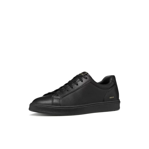 Geox Spherica Actif X4 Men's Sneaker in Black, Size 43, Soft Coated Leather for Maximum Comfort and Excellent Cushioning, Enhanced Bounce Effect, Perfect for Travel and Leisure - Geox - Image 4