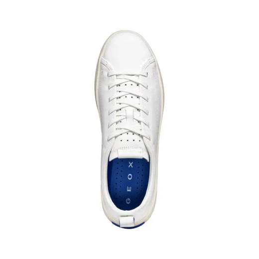 حذاء رياضي رجالي GXCP-01 أبيض من جلد النابا مقاس 42 مجموعة Blue Touch تنفسي مريح بتصميم رياضي وعصري رقم الصنف U655KA.000T5.C1000 - Image 6