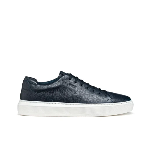 Deiven Men's Sneakers Navy Printed Leather Lightweight Comfortable 46 Deiven Men's Sneakers Navy Printed Leather Lightweight Comfortable 46