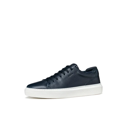 Deiven Men's Sneakers Navy Printed Leather Lightweight City Shoes Size 44 - Image 4