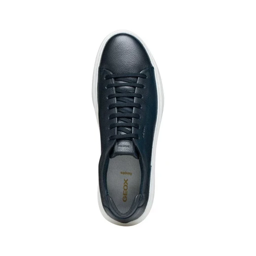Deiven Men's Sneakers Navy Printed Leather Lightweight Comfortable 43 - Geox - Image 9