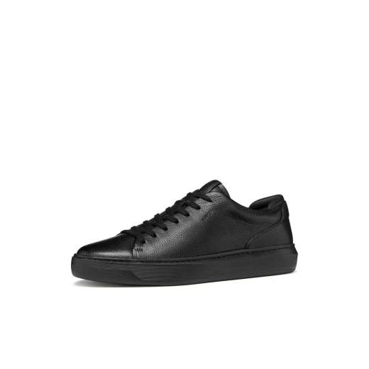 Deiven Men's Sneakers Black Printed Leather Lightweight City Shoes Size 41 - Geox - Image 4