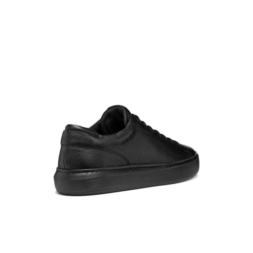 Deiven Men's Sneakers Black Printed Leather Lightweight City Shoes Size 43 - Geox - Image 5