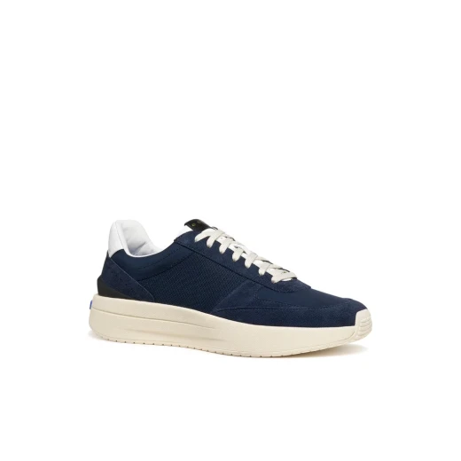 GXRN 01 Men's Navy Sneakers High Sole Breathable Comfortable Suede Mesh Urban Design Blue Touch Collection Size 40 Perfect for Dynamic Modern Looks ITEMCODE U656KA 02214 C4002 - Geox - Image 3