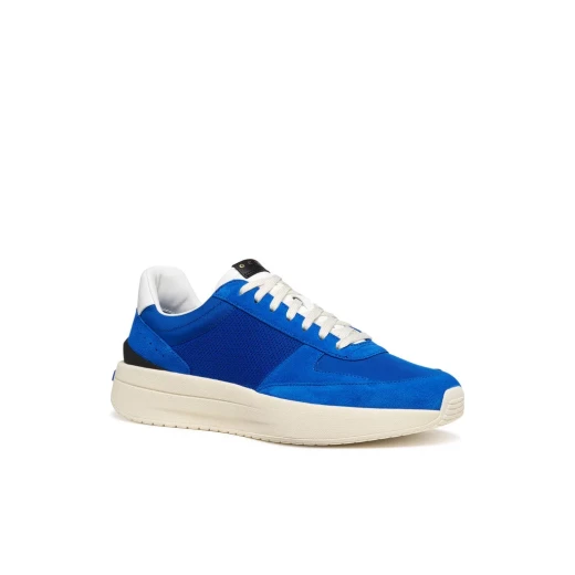 Blue Touch GXRN 01 Men's Sneaker Royal Edition 45 Suede Mesh Upper Breathable Comfortable High Sole Urban Design Modern Style Item U656KA 02214 C4011 Perfect Fit - Geox - Image 3