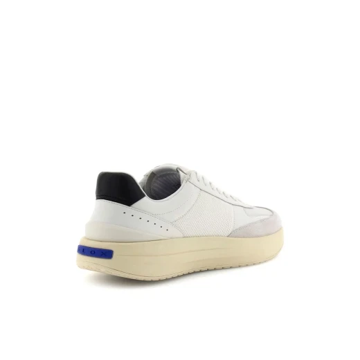 Blue Touch GXRN 01 Men's Sneakers White Nappa Leather Mesh Breathable Comfortable High Sole Urban Design 44 US Size Modern Dynamic Look U656KA 0T514 C1000 Footwear - Geox - Image 4