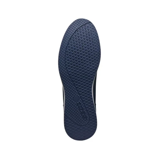 Avery Men's Sneaker Navy Blue Tumbled Leather Effect Fabric Everyday Casual Shoe Comfortable Fit Size 40 Contemporary Design Men's Footwear - Geox - Image 10