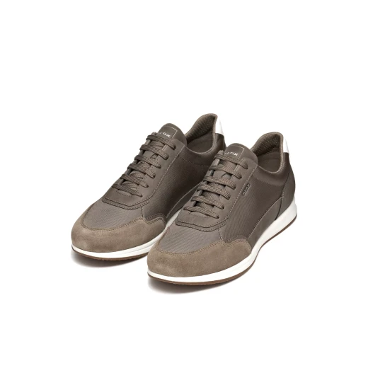 Avery Man Grey Sneakers Size 41, Crafted with Nubuck Effect Material and Fabric for Stylish Casual Wear. Designed for Everyday Outfits. U65H5B.0EK11.C1018 - Geox - Image 7