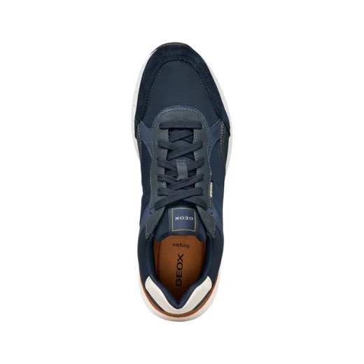 Branthon Men's Navy Sneakers: Urban Running Style with Nubuck Finish, Superior Comfort and Cushioning, Sizes Available, ITEMCODE:U65LCB.0EK11.C4KF4 - Geox - Image 9