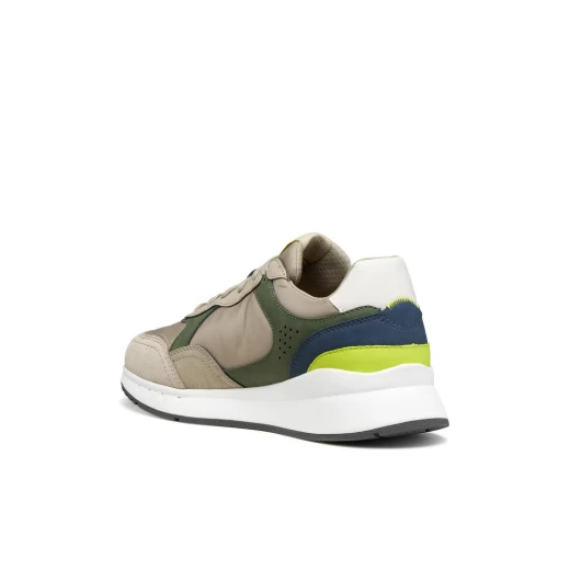 Branthon Men's Running Inspired Sneaker Musk Color 42 Featuring Nubuck Effect Fabric and Superior Cushioning for Metropolitan Style and All Day Comfort - Geox - Image 6