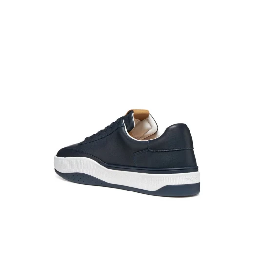 Dynamia Men's Navy Blue Sneakers Crafted from Premium Nappa Leather for Ultimate Comfort and Sporty Style, Casual Shoes, Size 45, ITEMCODE U65MZA.00085.C4002 - Geox - Image 5