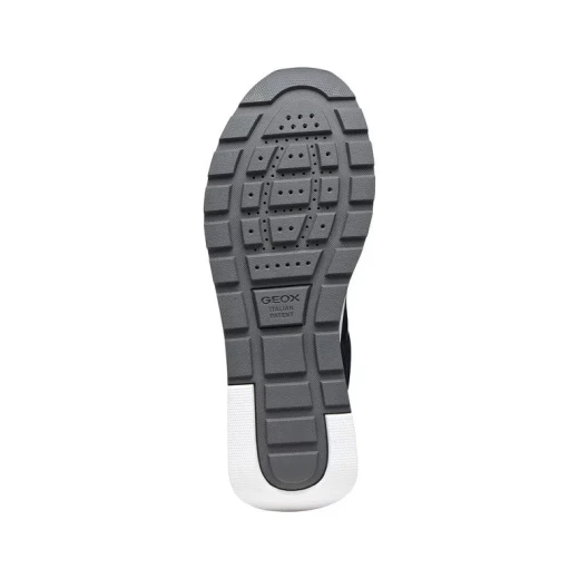 Metropoli Men's Running-Inspired Sneaker Navy Blue Nappa Leather Nubuck Comfort and Flexibility Size 43 Sporty Casual Footwear - Geox - Image 7