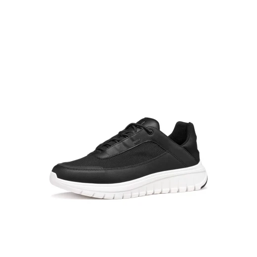 Diadora Flextride R Man Sneakers Black Woven Fabric and Suede Upper Men's Running Inspired Shoes Size 43 Sporty Casual Comfort and Flexibility for Everyday Wear - Geox - Image 4