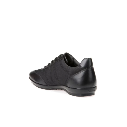 Geox Symbol Man Casual Shoes Black Leather Size 46 U74A5B.01143.C9999 Outfit Friendly Versatile Design for Maximum Comfort Classic Casual Style Fast Delivery Easy Exchange - Geox - Image 4