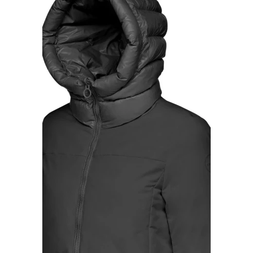 Geox Spherica Woman's Reversible Jacket with Hood Black Size 38 Warm Recycled Padding Breathable Design Fast Delivery Easy Exchange - Image 6