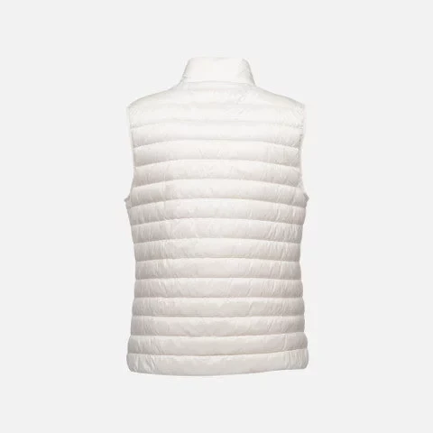 JAYSEN Woman Sleeveless Down Jacket Off White 40 Ultra-Light Cosy Design Quilted Nylon Perfect for Casual Styling for Unsettled Weather - Geox - Image 7