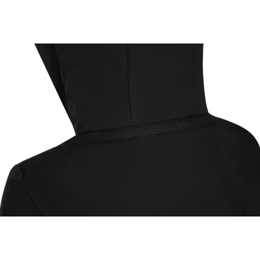 Geox Spherica Women's Longline Parka Jacket Black Size 42 Water Repellent Wind Blocking Stretch Fabric for Ultimate Comfort and City Living - Geox - Image 11