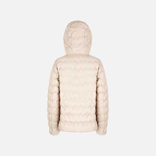 MYLUSE Woman Down Jacket Lightweight Windproof Mid Moonbeam 48 Urban Design Perfect for Start of Season Polyester Premium Down Padding Protection from Wind and Rain - Geox - Image 6