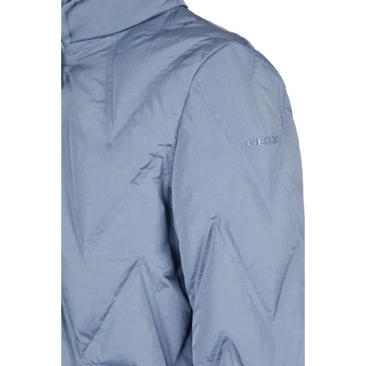 Plummery Jacket Woman Faded Denim Mid Length Down Jacket Detachable Hood Water Repellent Wind Blocking Finish Perfect For City Living Size 48 - Plummery - Image 6