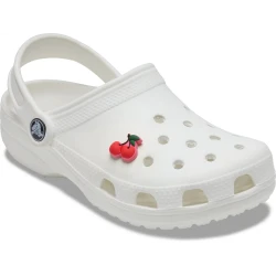 Jibbitz Tiny Cherries Shoe Charms for Crocs, Red Cherry Design, Set of 2, Fun Accessory for Clogs and Sandals, Easy to Attach, Durable Material