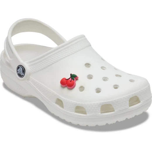 Jibbitz Tiny Cherries Shoe Charms for Crocs, Red Cherry Design, Set of 2, Fun Accessory for Clogs and Sandals, Easy to Attach, Durable Material Jibbitz Tiny Cherries Shoe Charms for Crocs, Red Cherry Design, Set of 2, Fun Accessory for Clogs and Sandals, Easy to Attach, Durable Material