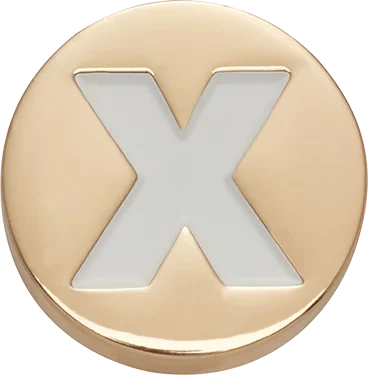 JIBBITZ Gold Letter X Charm for Crocs Shoes, Personalize Your Footwear with This Stylish Accessory. Easy to Attach, Show Off Your Initial 1 of a Kind. JIBBITZ Gold Letter X Charm for Crocs Shoes, Personalize Your Footwear with This Stylish Accessory. Easy to Attach, Show Off Your Initial 1 of a Kind.