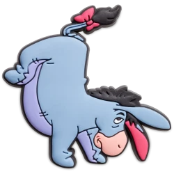 Jibbitz Winnie The Pooh Eeyore Shoe Charms for Crocs, 1 Piece, Officially Licensed, Perfect for Kids and Adults, Easy to Attach, Fun Accessory