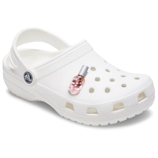 زينة أظافر جليتر JIBBITZ لطلاء الأظافر من أجل أحذية Crocs Classic، تصاميم متنوعة، مثالية لتخصيص الأحذية الخاصة بك بلمسات مرحة ولامعة، سهلة الإدخال، مجموعة من 1 - كروكس - Image 3