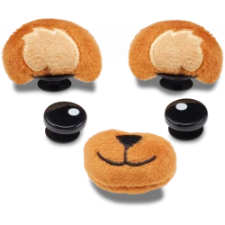 Jibbitz Make Your Own Teddy Bear Charms 5 Pack for Crocs Shoes, Customizable DIY Decoration, Includes 5 Teddy Bear Designs, Easy to Attach, Fun for All Ages