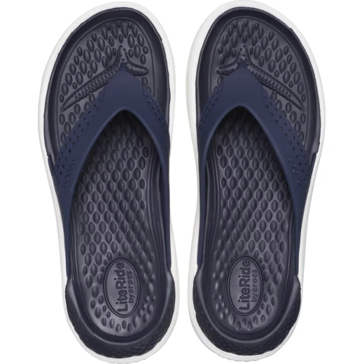 شبشب كروكس للجنسين لايترايد™ أزرق كحلي صنادل مريحة للغاية مبطنة مقاس 42-43 مثالية للارتداء اليومي ورحلات الشاطئ - كروكس - Image 11