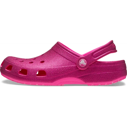 Crocs Women's Classic Glitter Clog in Pink Size 41 42: Sparkle All Day with Lightweight, Comfortable Comfort Shoes Perfect for Everyday Wear and a Touch of Glam - Crocs - Image 4