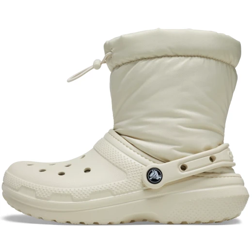 Crocs Unisex Classic Lined Neo Puff Boots Beige for Men and Women Sizes 36 37 Lightweight and Comfortable Winter Boots with Nylon Lining Perfect for Everyday Wear - Crocs - Image 3