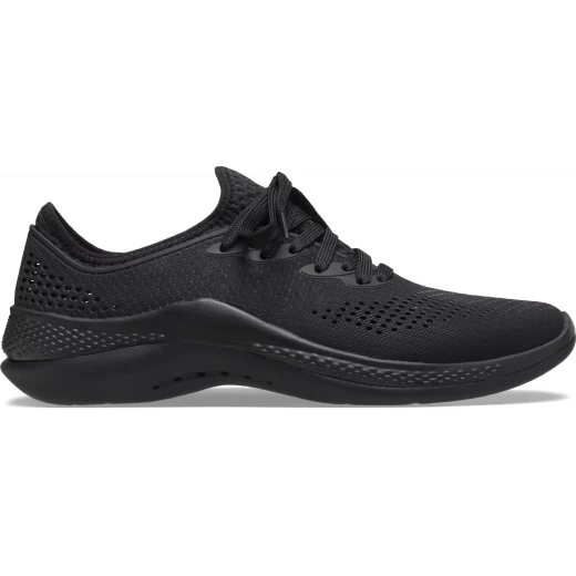 Crocs Men's LiteRide 360 Pacer Sneakers in Black, Experience Ultimate Comfort and Style with Breathable Matlite Motion Straps, Sizes 39 40