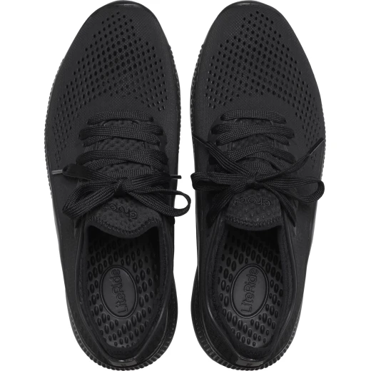 Crocs Men's LiteRide™ 360 Pacer Sneakers in Black, Experience World-Class Comfort & Styling with LiteRide™ Foam Cushioning, Breathable Matlite™ Motion Straps, Sizes 42-43 - Crocs - Image 3
