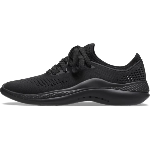 Crocs Men's LiteRide 360 Pacer Sneakers in Black, Experience Ultimate Comfort and Style with Breathable Matlite Motion Straps and Plush LiteRide Foam, Available in Sizes 45-46 - Crocs - Image 8