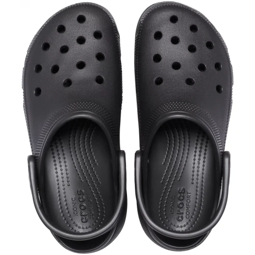 Crocs Classic Platform Clog Women's Black Comfortable Slip On Shoes 41 42 - Crocs - Image 7