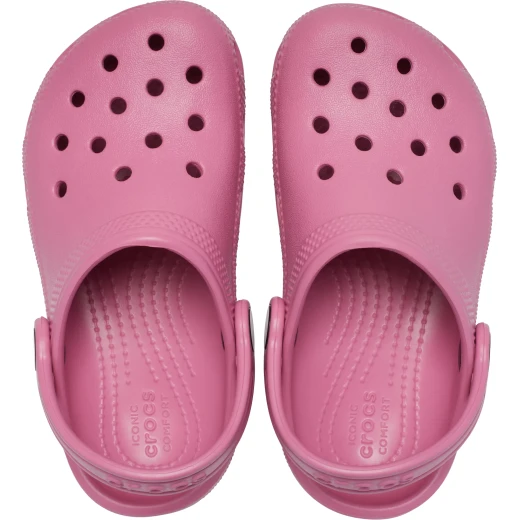 Crocs Toddlers Classic Clog Pink Size 22-23 Lightweight Durable Comfort - Crocs - Image 4