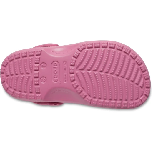 Crocs Kids Classic Clog Lightweight Comfortable Slip On Shoes Pink Size 32-33 - Crocs - Image 6