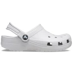 Crocs KIDS Classic Clog Grey Lightweight Comfortable Versatile Iconic Clogs with Pivoting Heel Straps for Secure Fit and Ventilation Ports Size 33 34. Easy to Clean Quick to Dry - Crocs
